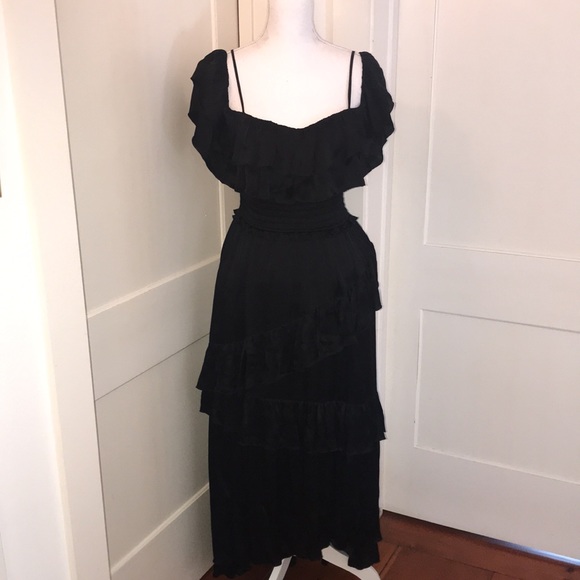 Ulla Johnson cold shoulder ruffle gown - Picture 14 of 14